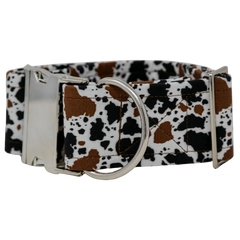 Cow Print Dog Collar