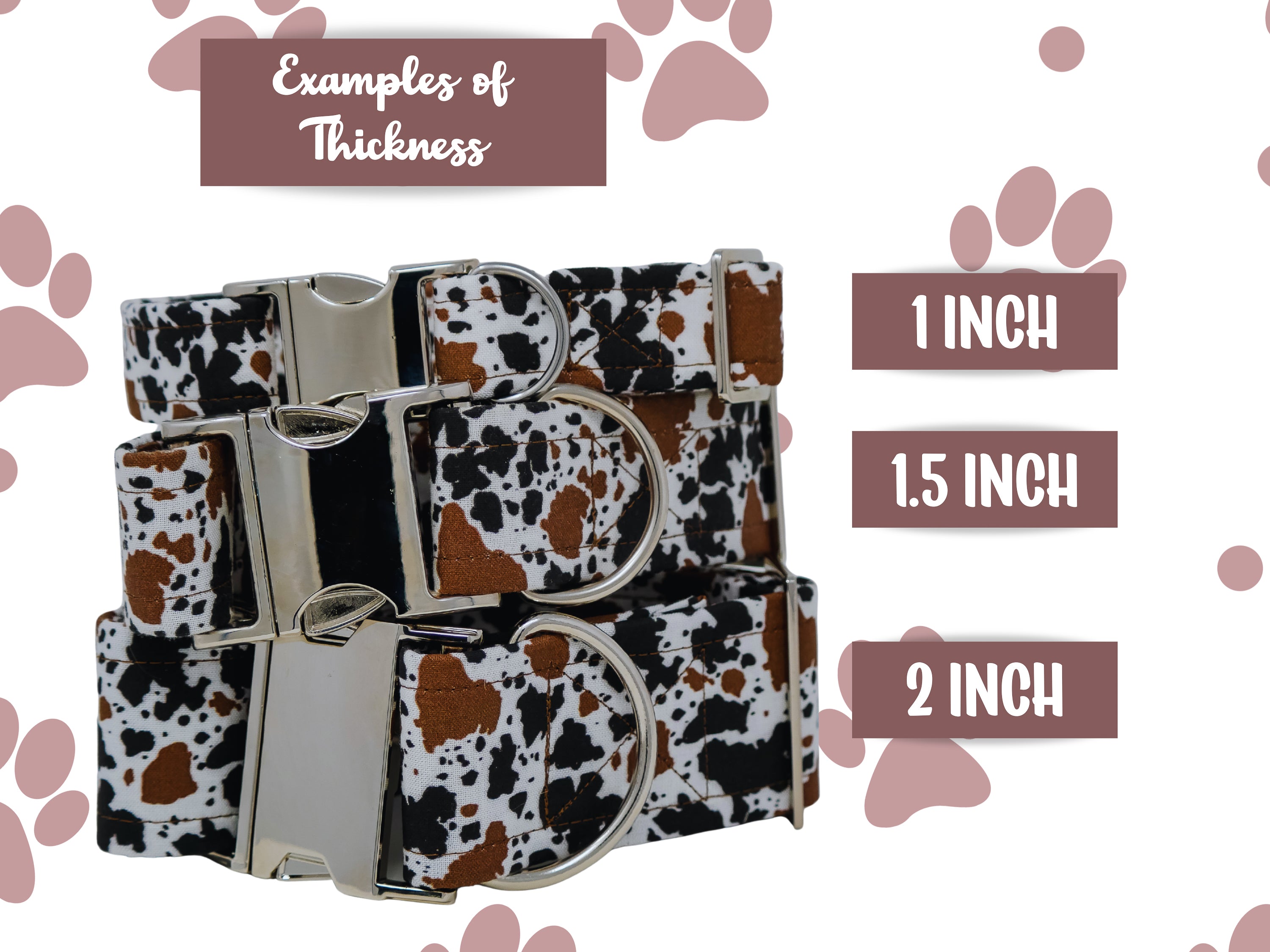 Blue Animal Cookie Dog Collar