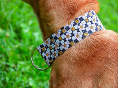 Retro Smiley Face Dog Collar